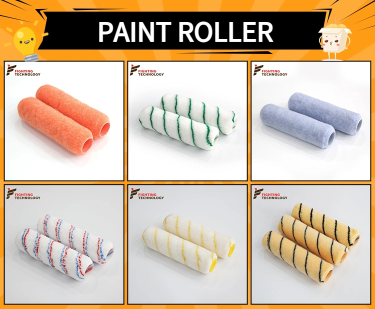 6 Inch Polyester Cervinus Stripe Paint Roller Hand Tool