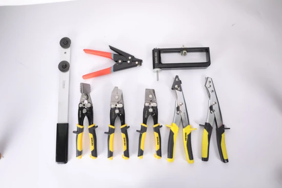 Hochwertiges Werkzeug zum Befestigen und Festziehen und Schneiden von Kunststoff-Nylon-Kabelbindern